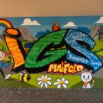 Neues Graffiti verschönert den Schulhof der IGS Maifeld