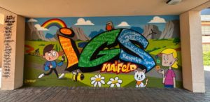 Schulgraffiti