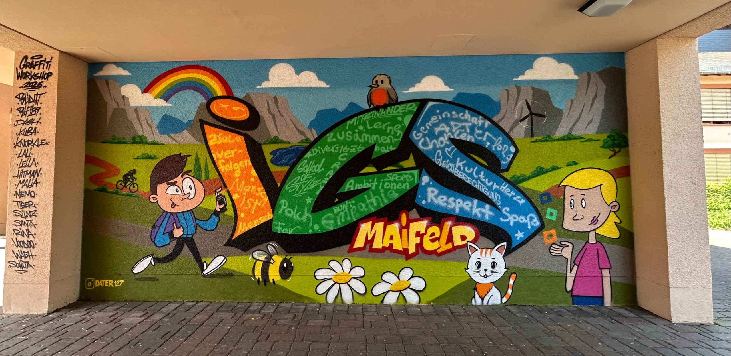 Schulgraffiti